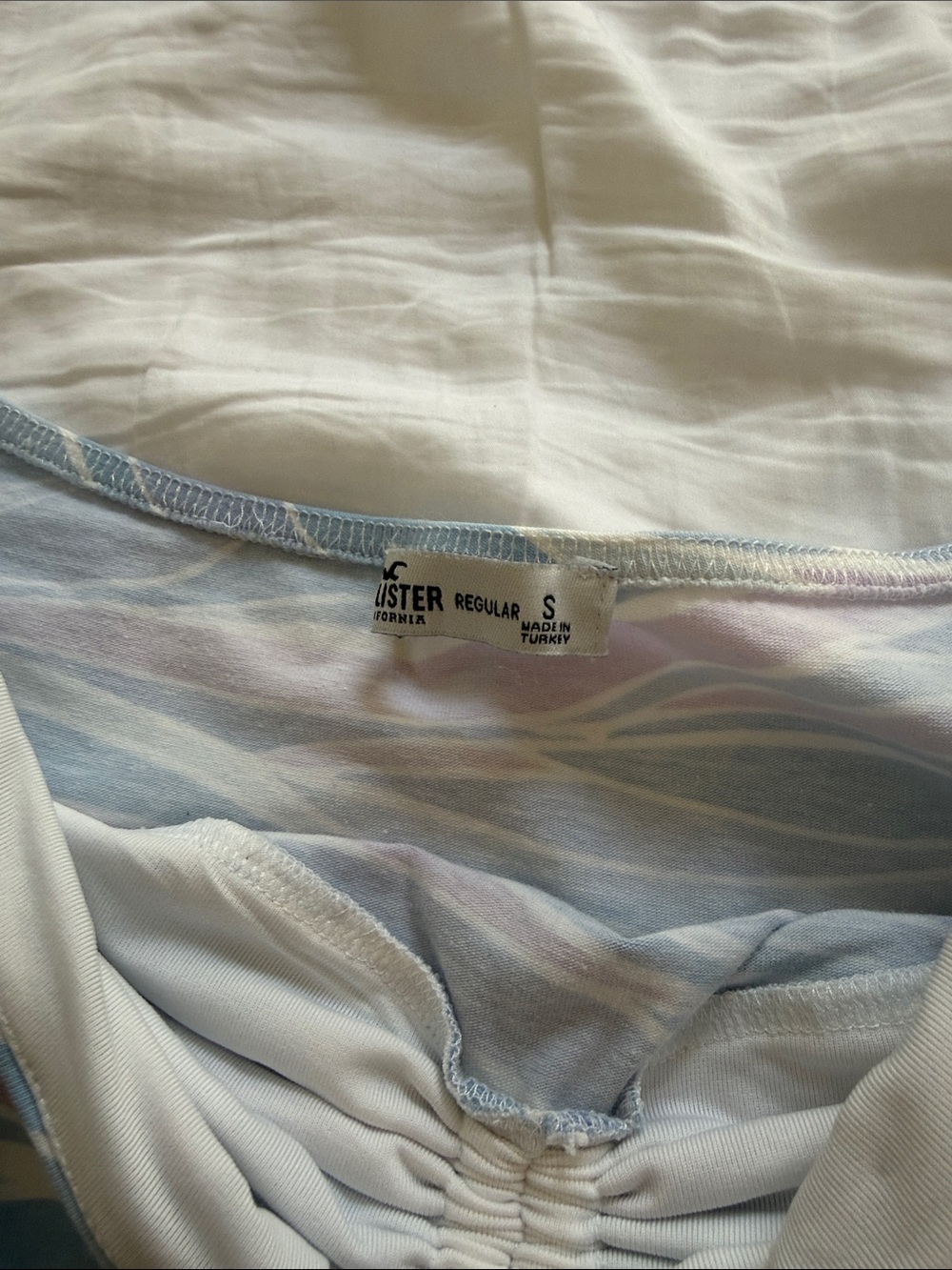 Hollister Pastel Wave Strapless Halter Dress - Picture 2 of 4